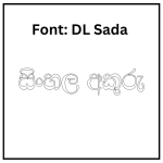 DL Sada Sinhala Font Free Download